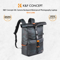 K&F KNF Concept 20L Camera Backpack Waterproof Photography Laptop Camo  - Camera Bag - Tas Kamera