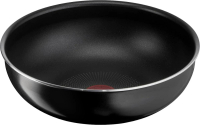 日本T-fal T-fal 特福 疊疊鑊 中式炒鍋26CM  黑色 深炒鍋 T-fal ingenio 法國製造