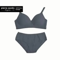 Pierre Cardin Natural Cotton Set Bra & Panty 607-60003B Dark Grey 38B