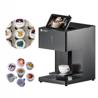 cheap professional edible photo 3d food drink chocolate latte art drawing coffee printer machine for cakes sale