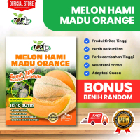 Bibit Benih Melon Hami Orange - Kualitas Premium (Bonus Benih Random)