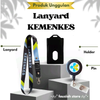 READY! TALI ID CARD KEMENKES / LANYARD KEMENKES Hitam Termurah!!