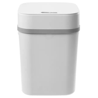 【特力屋】Home Zone 智能觸碰感應手提式垃圾桶 10L