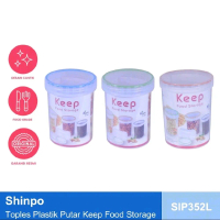 Shinpo TOPLES PLASTIK PUTAR KEEP FOOD STORAGE 1330 ml SIP325L Bahan Aman Nyaman Desain Cantik Food G