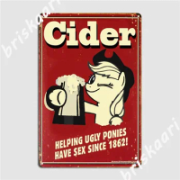 Applejack Cider Metal Signs Club pub Garage Funny Poster Tin sign Posters