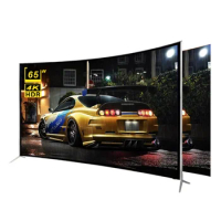 4K HD Eye Protection Large Screen Curved Screen 65 Inch Android Smart Television Home Theater