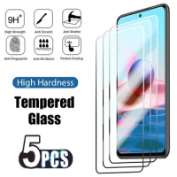 5Pcs Tempered Glass For Xiaomi Redmi K40 K40S Pro Plus Gaming Screen Protector
