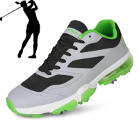 Professional Golf Shoes, Men's Jogging and Sports Shoes, Outdoor Anti Slip Nail Shoes, Men's Comfortable Golf Shoes