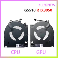 New Laptop CPU GPU Cooling Fan Cooler Radiator For DELL G15 5510 5511 5515 2021 2022 RTX3050 RTX3060 RTX3070