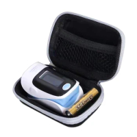EVA Neutral Oximeter Zipper Storage Bag Oximeter Storage Box Oximeter Cover Kit Bag Protection Bag Tool Bag