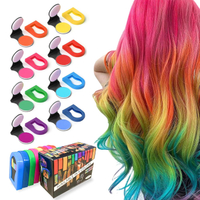 8 Colors Temporary Hair Chalk Hair Dye，Applicable to Girls Kids s，Washable Hair Chalk for Girls Birt