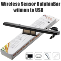 High quality Wireless Sensor dolphin-bar Bluetooth Connect Remote PC Mouse for Wii game controller to PC