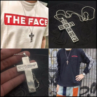 Chrome HEARTS สร้อยคอเงิน 925 จี้ไม้กางเขน เครื่องประดับสตรีทพังก์ ฮิปฮอป CX082 คําแนะนําผลิตภัณฑ์ให