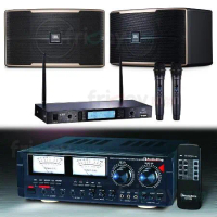 影音套組 AudioKing HD-1000 擴大機+TEV TR-5600無線麥克風+JBL Pasion 8 喇叭