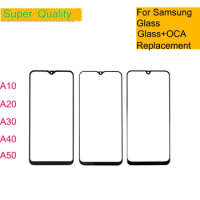 Replacement For Samsung Galaxy A10 A20 A30 Front Outer Glass LCD Lens A40 A50 Touch Screen Panel Glass With OCA