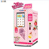 Haloo QR Code Coin Changer Vending Machine Frozen Food Ice Cream Vending Machine Smoothie Machine Manufacturer