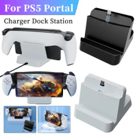 For PS Portal Charging Dock Streaming Handheld Type-C Charging Stand Game Console Charger Station for Sony PlayStation 5 Portal