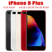 Original Apple iPhone8 Plus 5.5" iPhone 8 Plus 8P iOS 4G LTE RAM 3GB ROM 64/256GB Hexa Core 12MP Fingerprint Smartphone