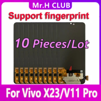 10 PCS Display OLED For Vivo V11 Pro 1804 / X23 V1809A LCD Touch Screen Digitizer Replacement Assembly Repair Parts V11Pro