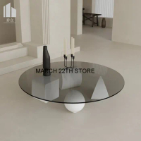 Nordic Mechanism Coffee Table Transparent Minimalist Books Coffee Table Modern Simple Cheap Mesa Auxiliar Entrance Furniture