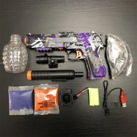 Electric Toy Gun Toy Sliding Automatic Splatter Ball M92 Shooting Games Ideal Gift for Kids Boys Adult toy gun