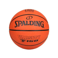 SPALDING TF-150 FIBA #5橡膠籃球-室內外 5號球 斯伯丁 橘黑 F