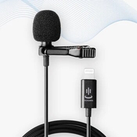 6m Professional Lavalier Lightning Microphone for iPhone XS X/8/8 Plus/6/7 Plus iPad 4/3/2 iPad Pro iPad Air2 for Huawei Sumsang
