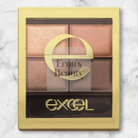 正品正貨 新店優惠 EXCEL 日本版 裸色深邃四色眼影 - # SR03 Royal Brown 時尚暖棕 Skinny Rich Shadow 4.3g - [平行進口]