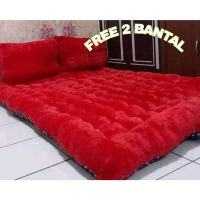 KASUR GENDER BULU RASFUR JUMBO 180X140CM EMPUK DAN TEBAL