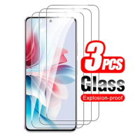 For Oppo Reno11 F 5G Glass 3Pcs Tempered Glass Screen Protector For Oppo Reno11 Reno 11 F Reno11F Armor Cover Protective Films