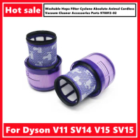 Washable Hepa Filter For Dyson V11 SV14 V15 SV15 Cyclone Absolute Animal Cordless Vacuum Cleaner Accessories Parts 970013-02