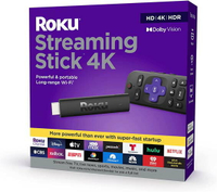 [3美國直購] 遙控器 Roku 3820R Streaming Stick 4K 2021 Streaming Device 4K/HDR/Dolby Vision