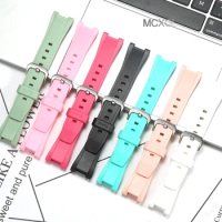 Resin Strap Suitable For Casio MSG-W200 MSG-S200G-1A/5A Men's Waterproof Watch Band Rubber Replacemn