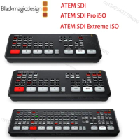 Blackmagic Design BMD ATEM SDI Pro iSO Extreme iSO Media ideo Switcher Audio Mixer Green Screen For Live Streaming Recording
