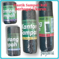 TF944 KANTONG PLASTIK SAMPAH ROL UKURAN 45x50 60x100 80x120 90x120 HITAM CUCI GUDANG