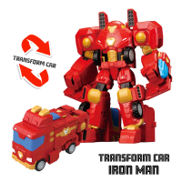 (ลิขสิทธิ์แท้) Transform Car Iron Man รุ่น 1929-01 ZD TOYS MARVEL THAILAND