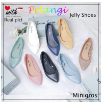 PELANGI Jelly Shoes Sepatu jelly wanita sepatu kerja flat shoes baller