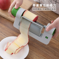 切片器 削片機 蘋果卷片器雪梨切片多功能脆皮黃瓜蔬果沙拉造型刀土豆卷制作工具 可開發票