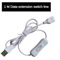 Four-core Extension Cord Data Transmission Power Supply 4 Cores Computer And Office Usb Extension Cable Stable Transmission