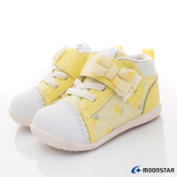 日本Moonstar月星頂級童鞋赤子心系列高筒檸檬圖案學步鞋1533黃(寶寶段)