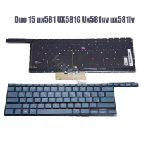 Russian US Keyboard for Asus Zenbook Pro Duo 15 ux581 UX581G Ux581gv ux581lv X2 Pro UX5000G With Backlit