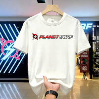 [COD | 100% Katun Combed]Kaos Pria Premium Kaos Planet Surf Unisex  T Shirt Pria Wanita Lengan Pende