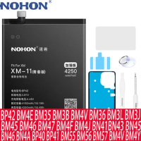 NOHON Battery For Xiaomi Mi 4 5 C 8 9 Note 2 3 4 5 BP42 BM4E BM35 BM3B BM4V BM36 BM3L BM3J BM45 BM46 BM47 BM4F BM4J BN41 Bateria