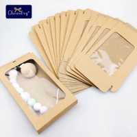 20pc Baby Gifts Merchandise Packing Box Decoration Baby Kraft Paper Wedding Wrapping Supply Nursuing Accessories Babys Teether