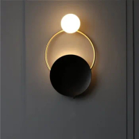 Nordic Apply Led Wall Lamp Mirror The Wall Stickers Design for Dressing Table Bedside Bathroom Lighting Home Decor Indoor Sconce