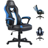 Computer Armchair Gamer Chair for Adults Teens Silla Gamer Computer Chair Racing Ergonomic PC Office Chair （Blue） Gamingchair