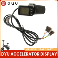 Original DYU Accelerator Display Throttle LCD Display with Long Cable for DYU Electric Bicycle
