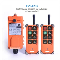 TELECRANE Industrial F21-E1B Wireless Remote Control for Hoist Crane 8 Channels Controller 220V 380V AC 36V