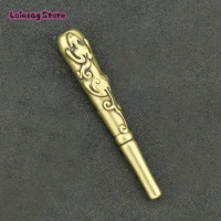 Ancient Brass Thick and Fine Carved Copper Cigarette Holder Circulating Filter Cigarette Holder Cigarette Bar Decoration
