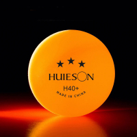 [RonnieW]10pcs Huieson 3 Stars Ping Pong Balls 40  New ABS Material High Quality Professional Durable Table Tennis Ball for Training